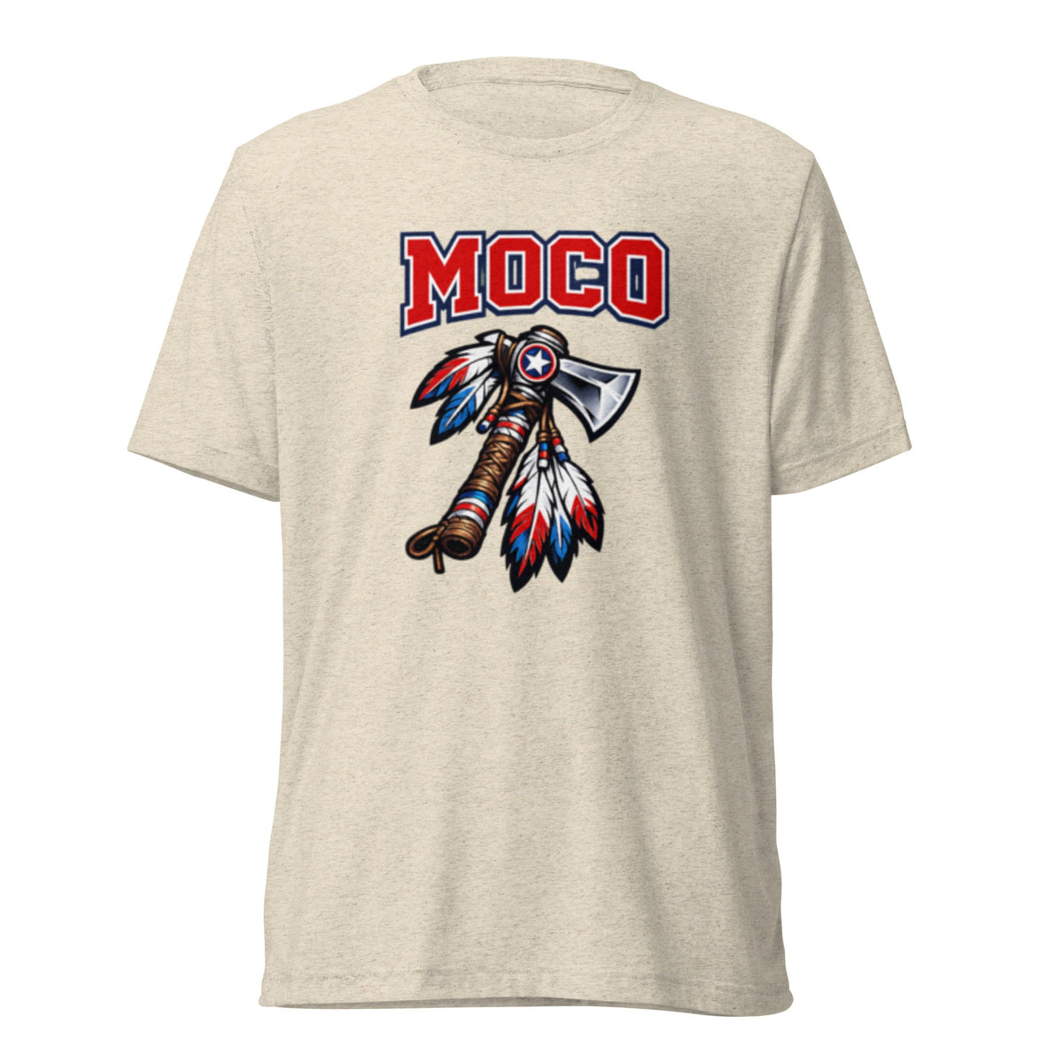 MOCO Tomahawk Feather Heritage Tee | Vintage Block Design | Elite - Bluegrass Elite Apparel LLC