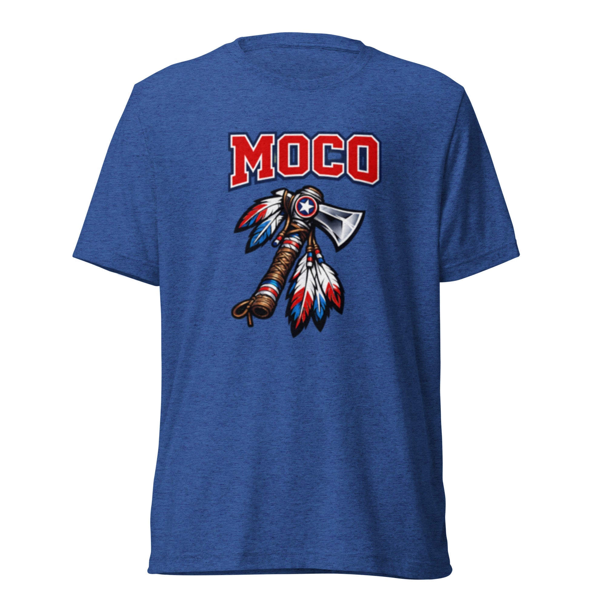 MOCO Tomahawk Feather Heritage Tee | Vintage Block Design | Elite - Bluegrass Elite Apparel LLC