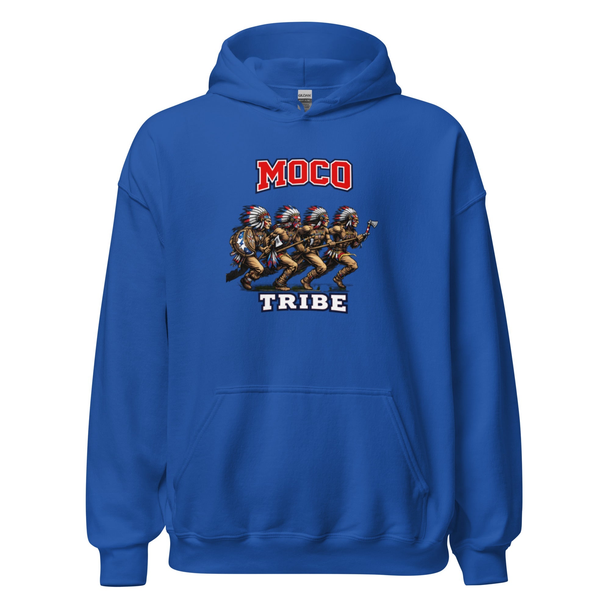 MOCO Tribe Warrior Graphic Hoodie | Vintage Heritage Design - Bluegrass Elite Apparel LLC