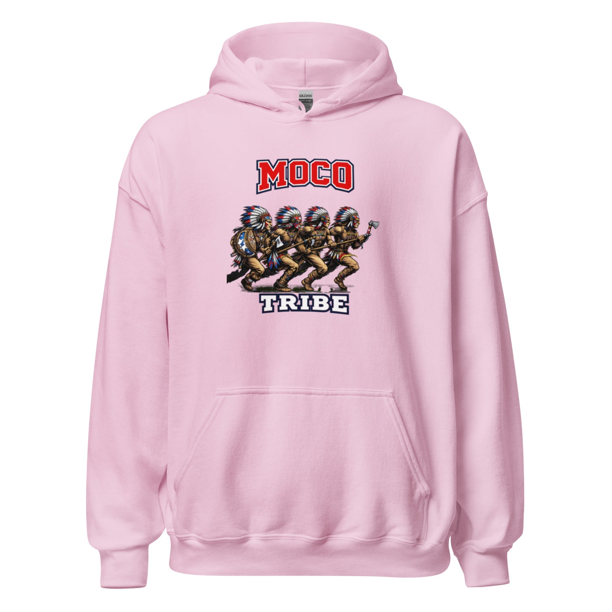 MOCO Tribe Warrior Graphic Hoodie | Vintage Heritage Design - Bluegrass Elite Apparel LLC