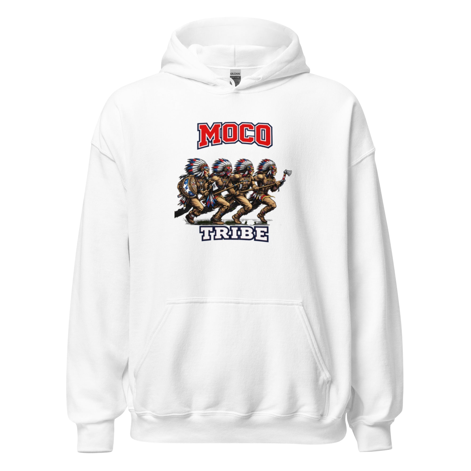 MOCO Tribe Warrior Graphic Hoodie | Vintage Heritage Design - Bluegrass Elite Apparel LLC
