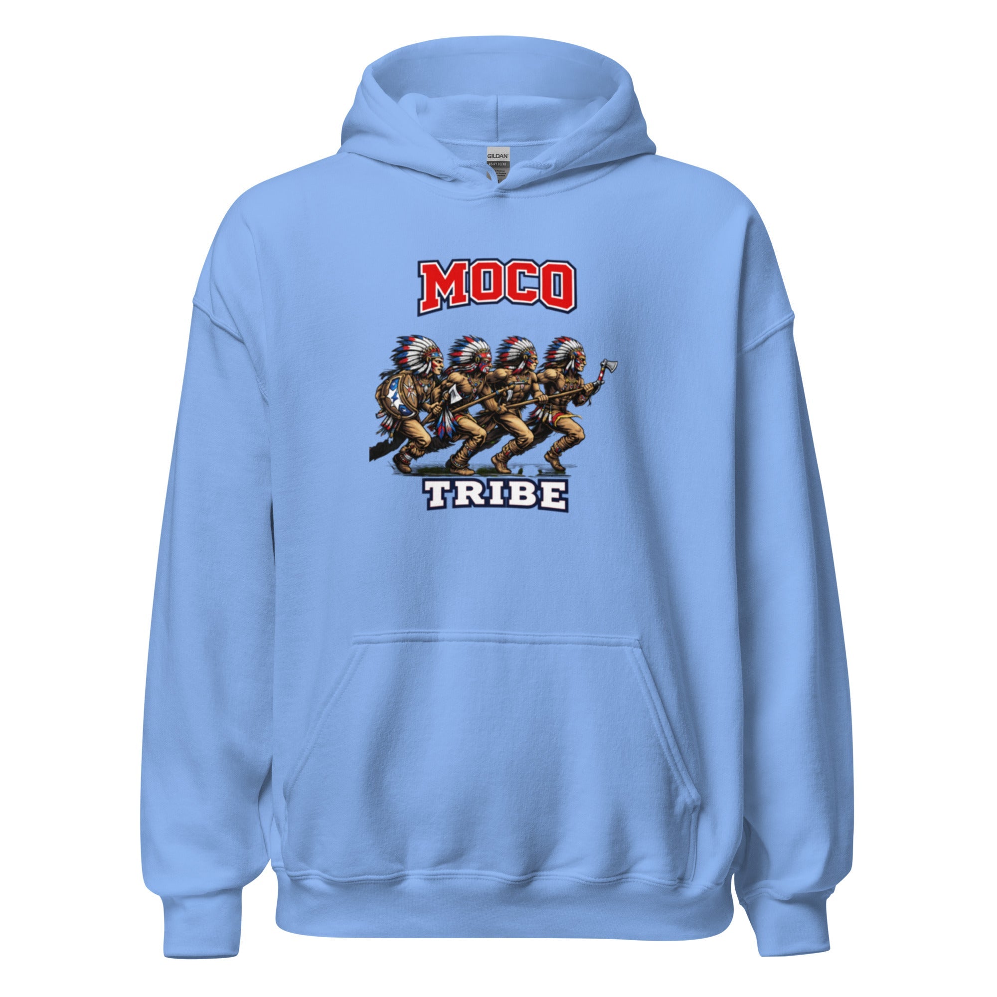 MOCO Tribe Warrior Graphic Hoodie | Vintage Heritage Design - Bluegrass Elite Apparel LLC
