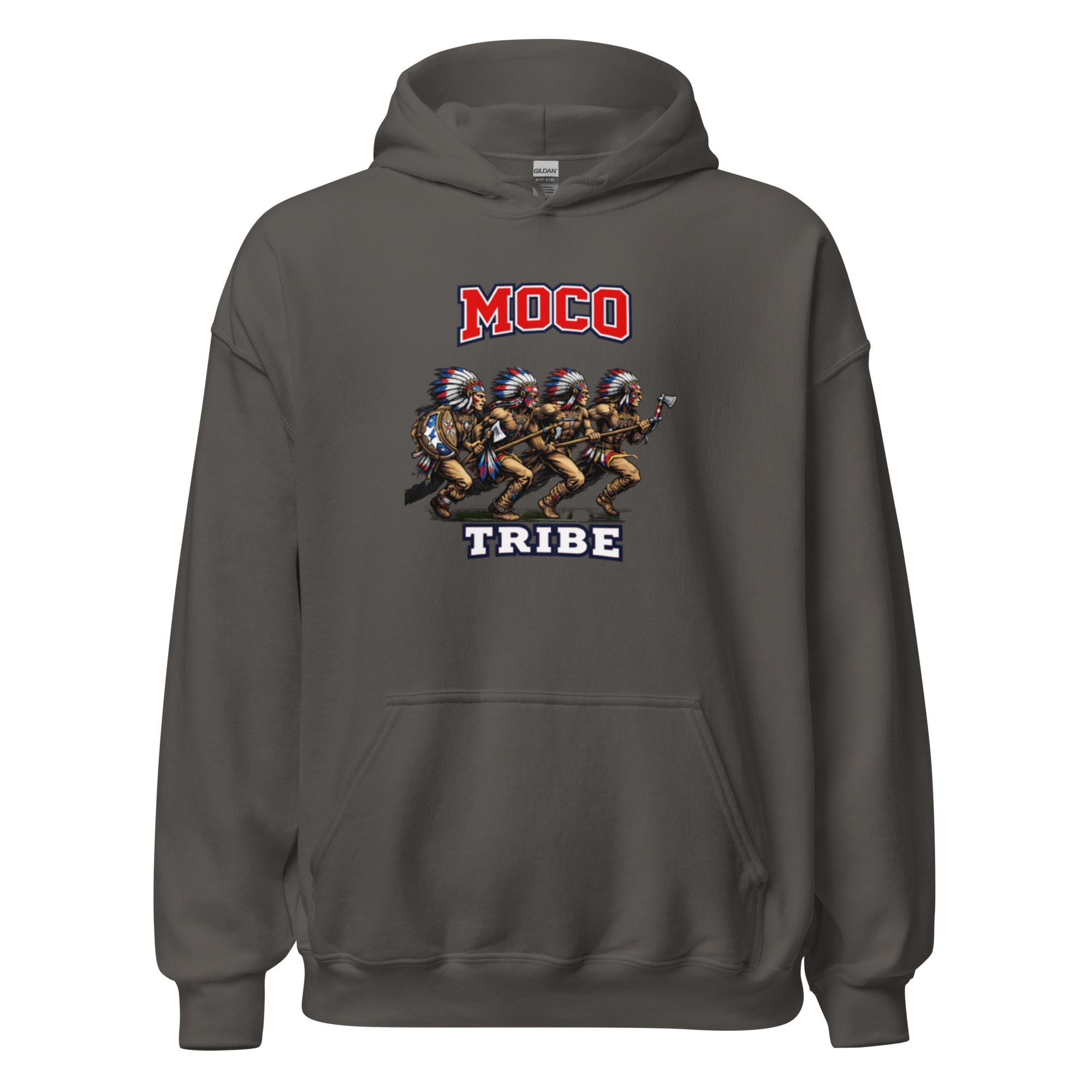 MOCO Tribe Warrior Graphic Hoodie | Vintage Heritage Design - Bluegrass Elite Apparel LLC