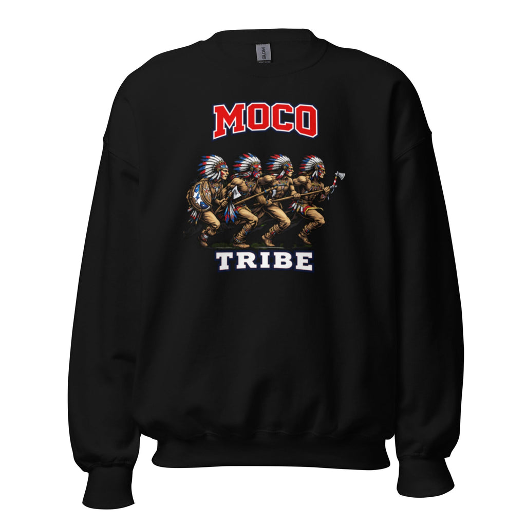 MOCO Tribe Warrior Graphic Sweatshirt | Vintage Heritage Design - Bluegrass Elite Apparel LLC