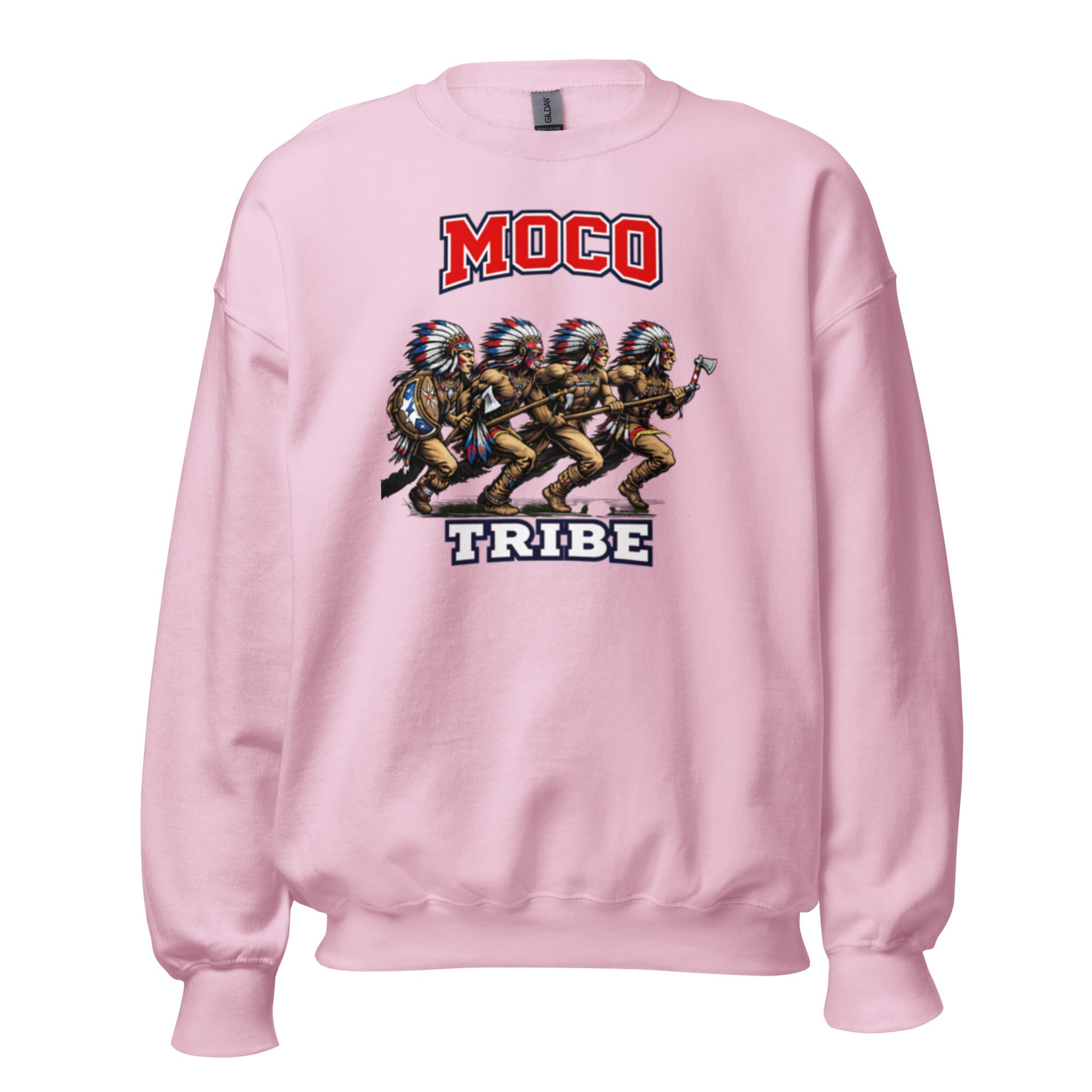 MOCO Tribe Warrior Graphic Sweatshirt | Vintage Heritage Design - Bluegrass Elite Apparel LLC