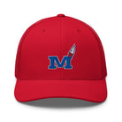 Montgomery County Indian Trucker Hat | Blue Torch M Graphic - Bluegrass Elite Apparel LLC