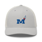 Montgomery County Indian Trucker Hat | Blue Torch M Graphic - Bluegrass Elite Apparel LLC
