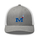 Montgomery County Indian Trucker Hat | Blue Torch M Graphic - Bluegrass Elite Apparel LLC