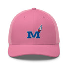 Montgomery County Indian Trucker Hat | Blue Torch M Graphic - Bluegrass Elite Apparel LLC