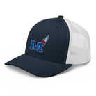 Montgomery County Indian Trucker Hat | Blue Torch M Graphic - Bluegrass Elite Apparel LLC