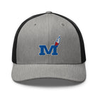 Montgomery County Indian Trucker Hat | Blue Torch M Graphic - Bluegrass Elite Apparel LLC