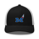 Montgomery County Indian Trucker Hat | Blue Torch M Graphic - Bluegrass Elite Apparel LLC