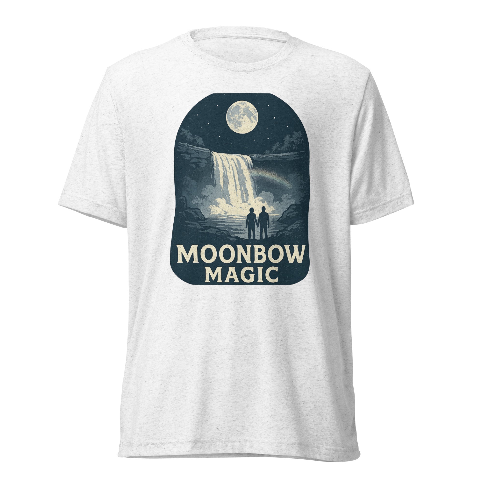 Moonbow Magic Tee | Cumberland Falls Kentucky Night Rainbow Shirt - Bluegrass Elite Apparel LLC