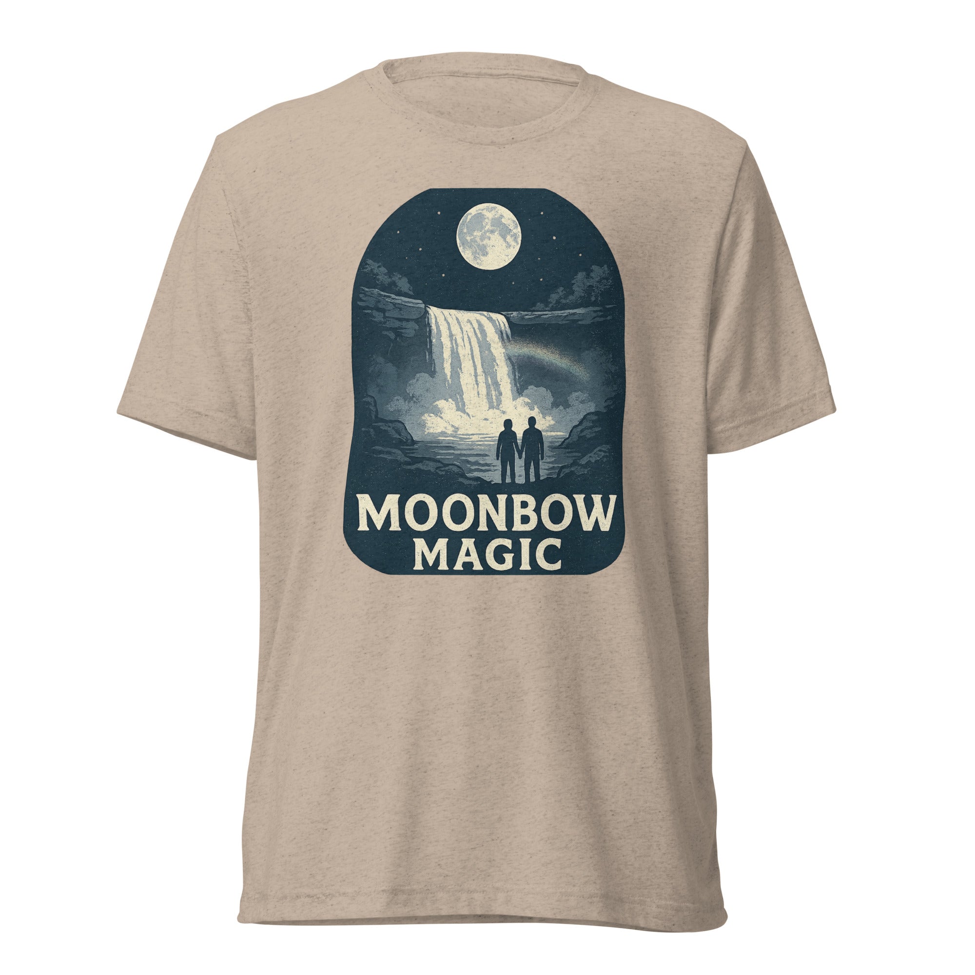 Moonbow Magic Tee | Cumberland Falls Kentucky Night Rainbow Shirt - Bluegrass Elite Apparel LLC