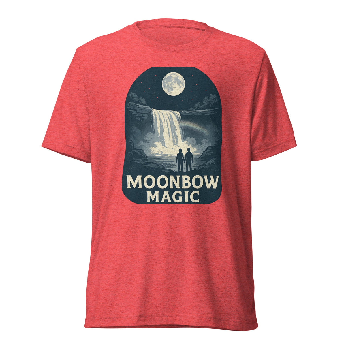 Moonbow Magic Tee | Cumberland Falls Kentucky Night Rainbow Shirt - Bluegrass Elite Apparel LLC