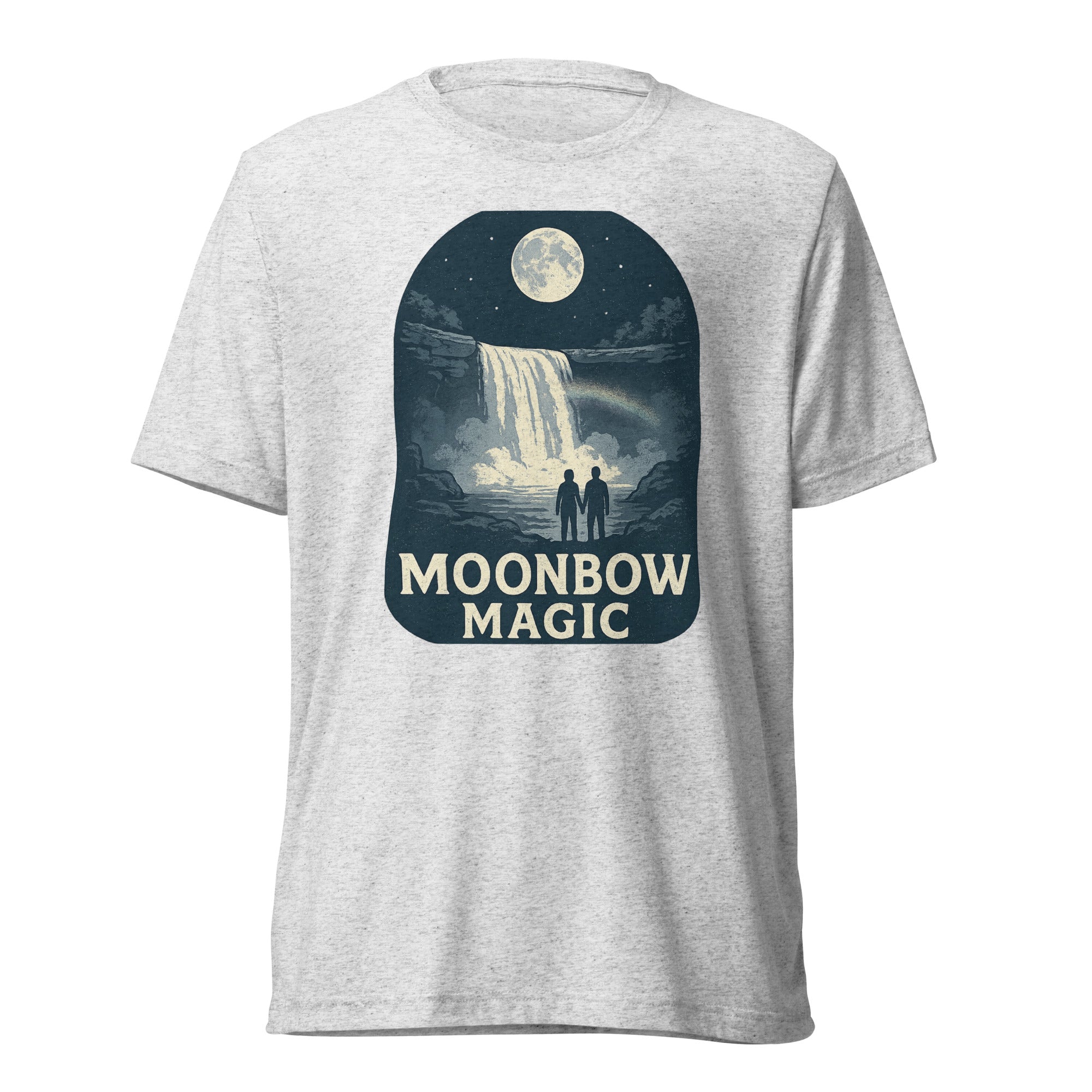 Moonbow Magic Tee | Cumberland Falls Kentucky Night Rainbow Shirt - Bluegrass Elite Apparel LLC