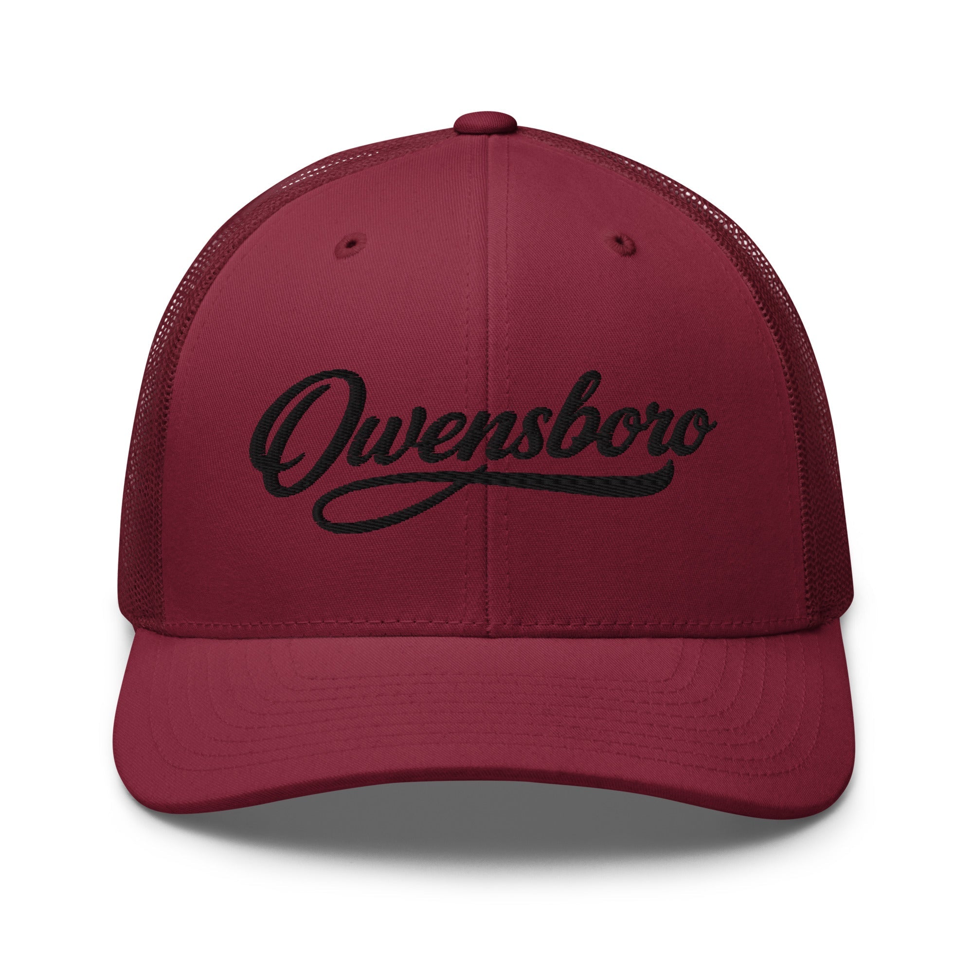 Owensboro Script Trucker Cap – Kentucky City Series Classic Mesh Hat - Bluegrass Elite Apparel LLC