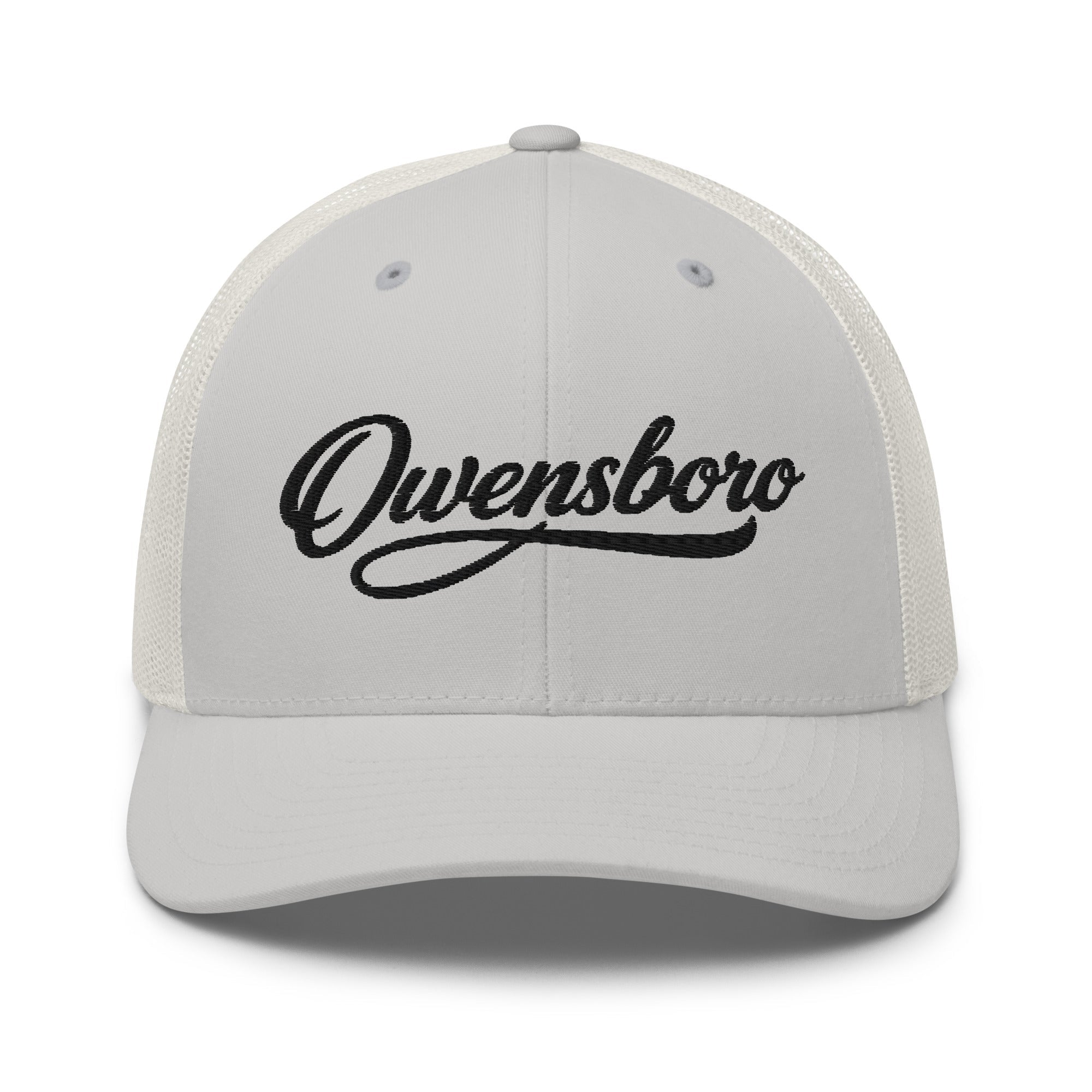 Owensboro Script Trucker Cap – Kentucky City Series Classic Mesh Hat - Bluegrass Elite Apparel LLC