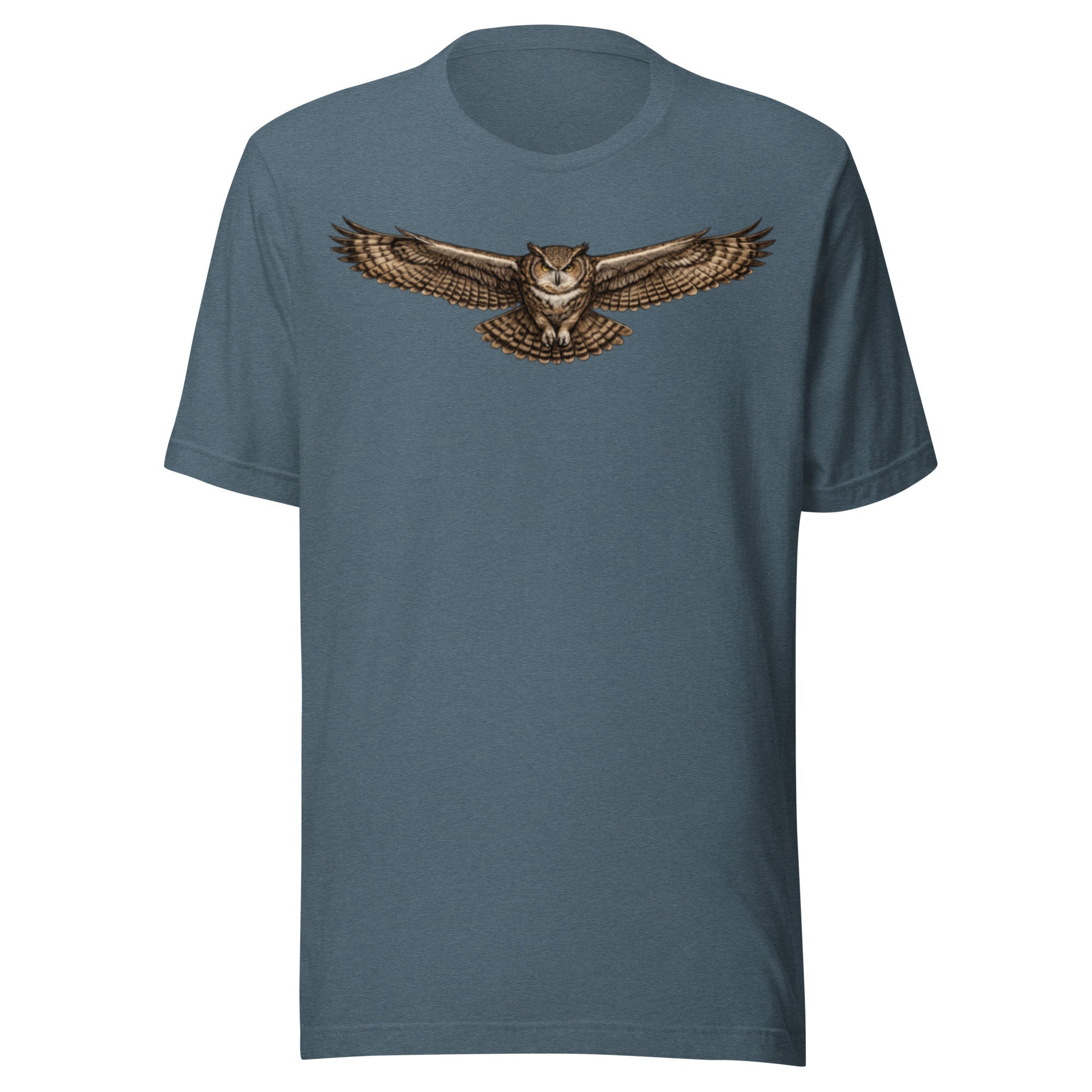 Owl Night Flight Tee | Woodland Predator Graphic Shirt - Bluegrass Elite Apparel LLC