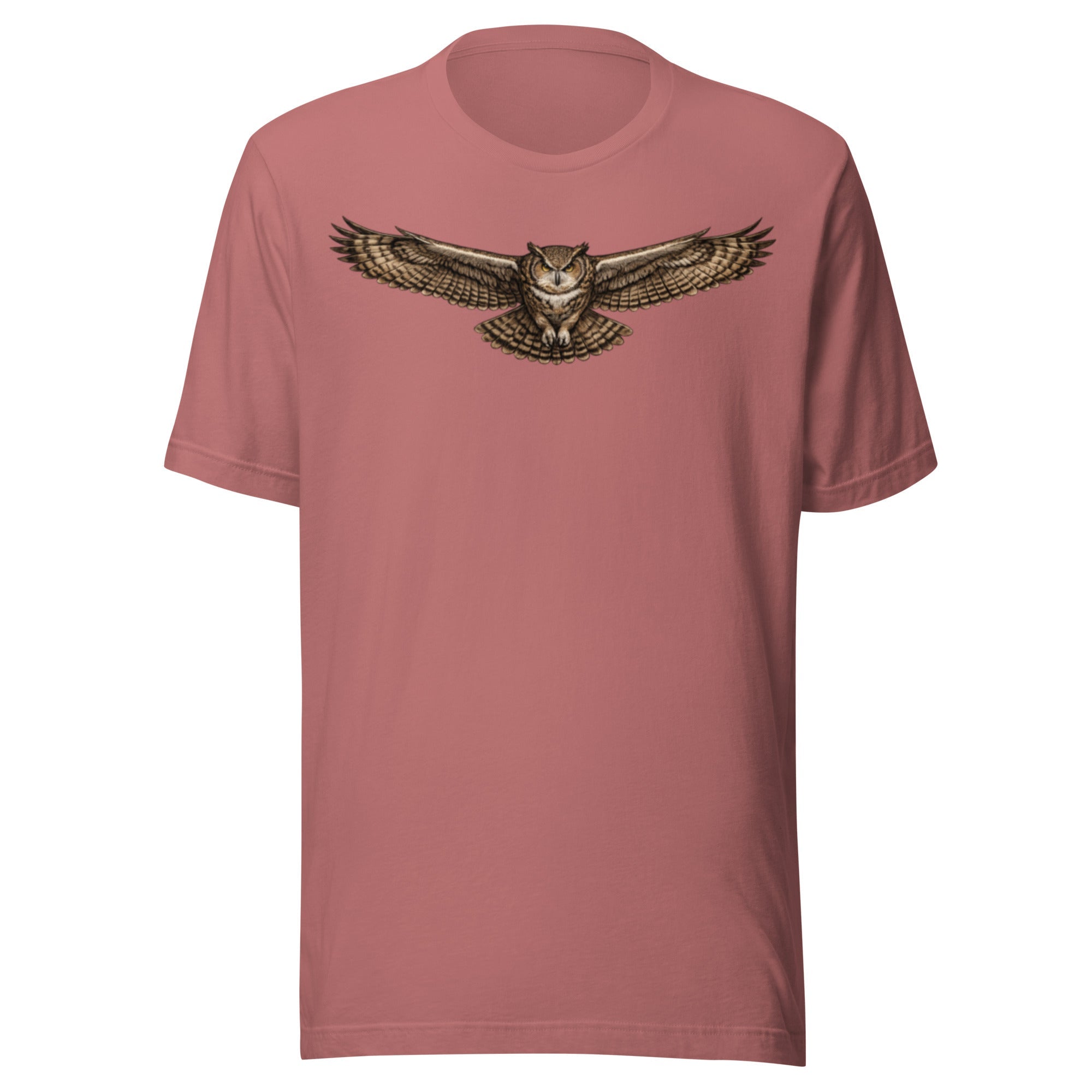 Owl Night Flight Tee | Woodland Predator Graphic Shirt - Bluegrass Elite Apparel LLC