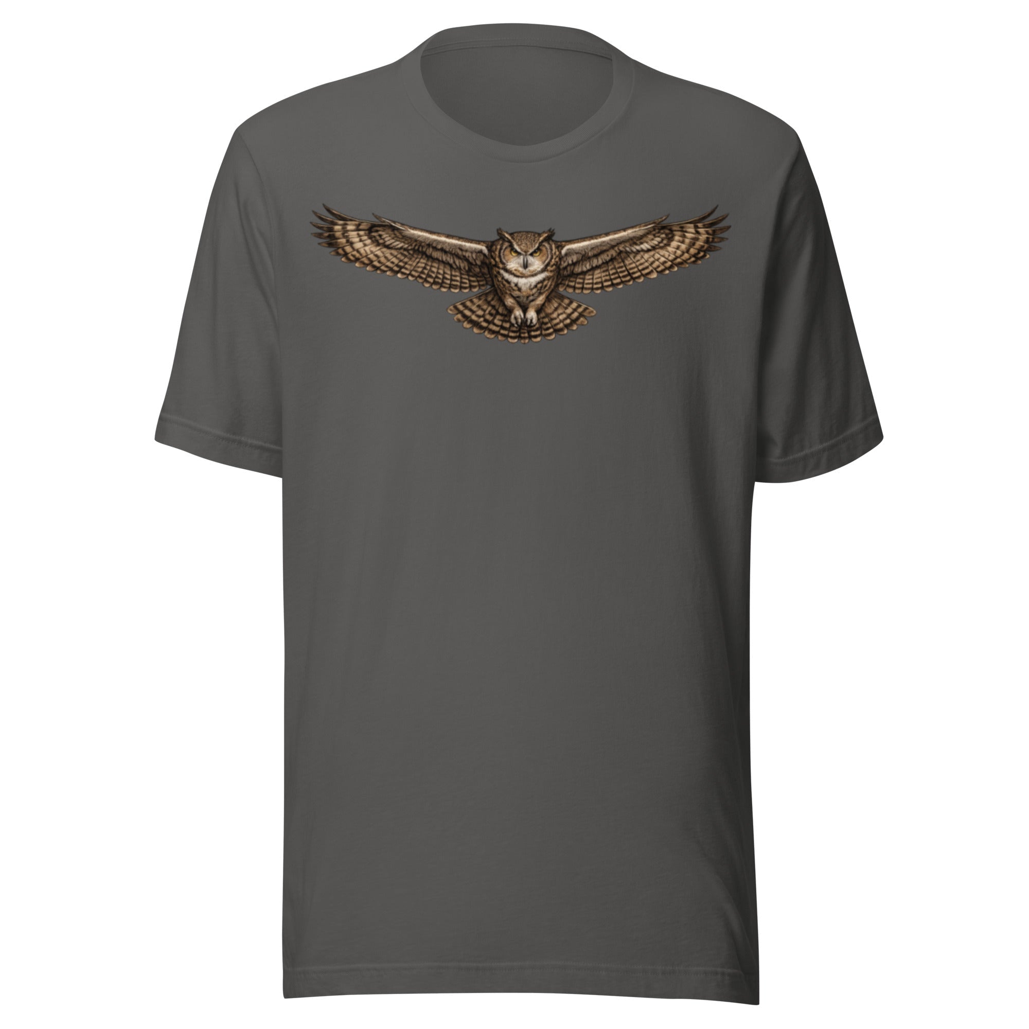 Owl Night Flight Tee | Woodland Predator Graphic Shirt - Bluegrass Elite Apparel LLC