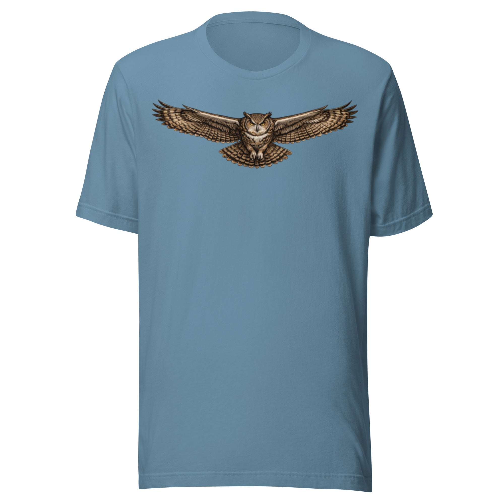 Owl Night Flight Tee | Woodland Predator Graphic Shirt - Bluegrass Elite Apparel LLC