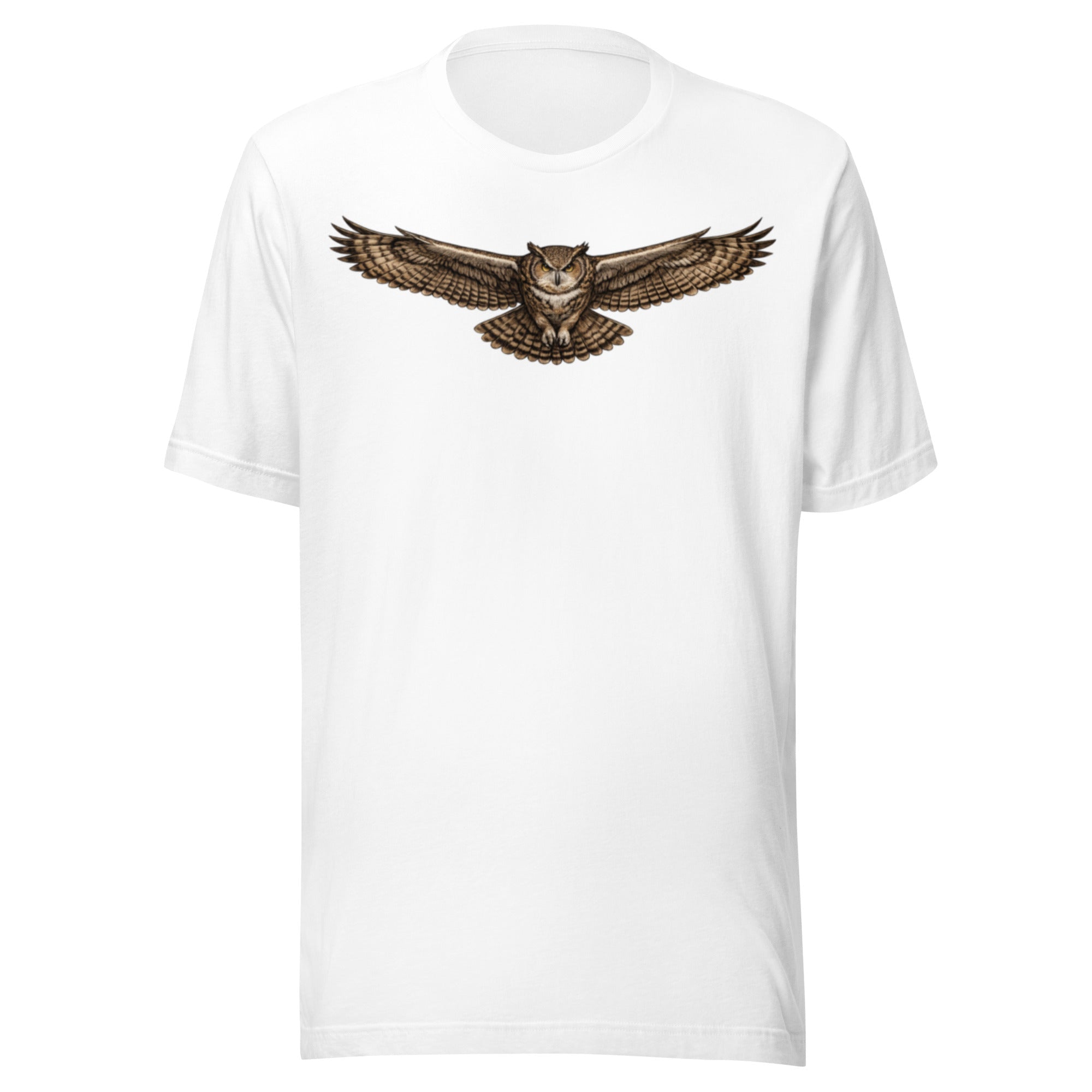 Owl Night Flight Tee | Woodland Predator Graphic Shirt - Bluegrass Elite Apparel LLC