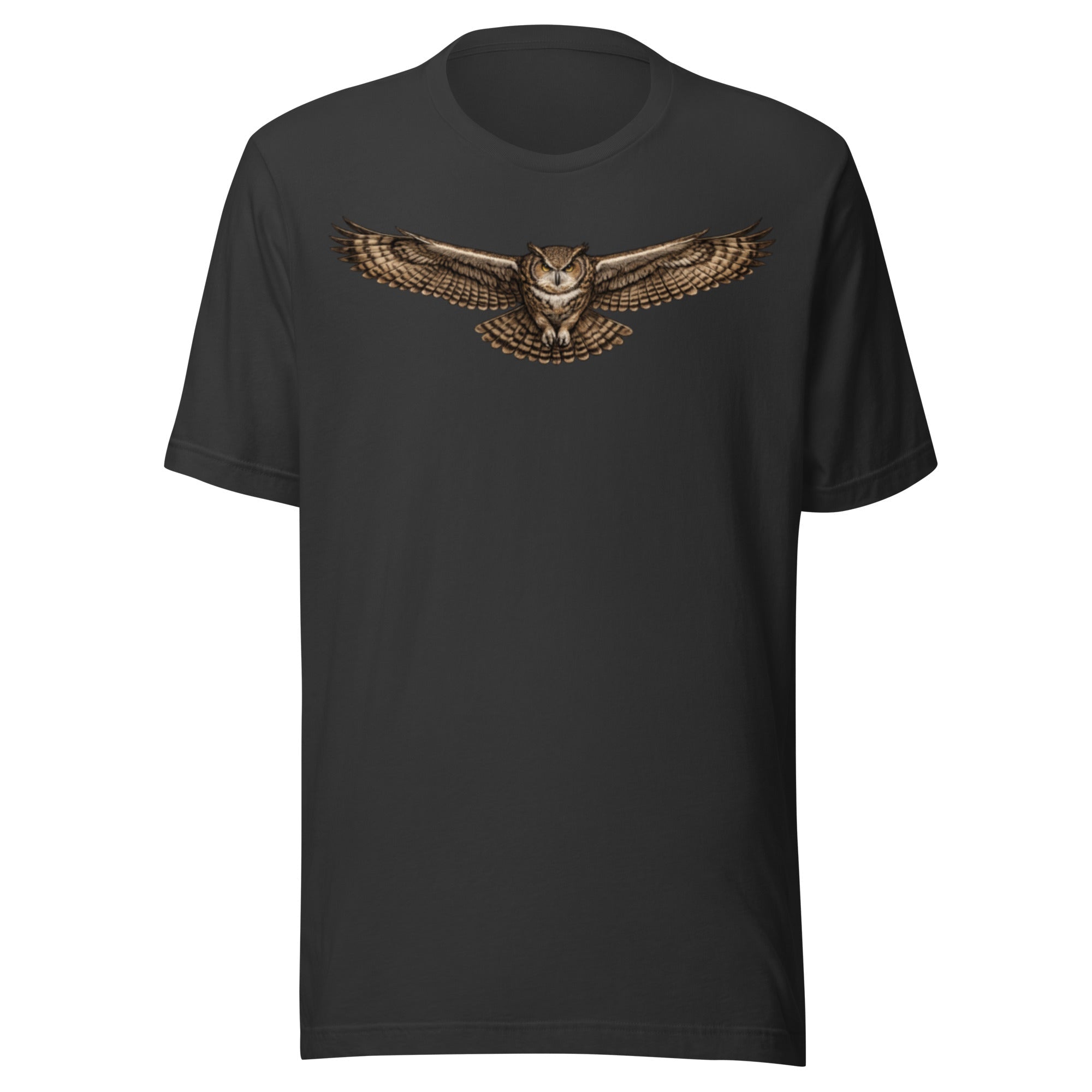 Owl Night Flight Tee | Woodland Predator Graphic Shirt - Bluegrass Elite Apparel LLC