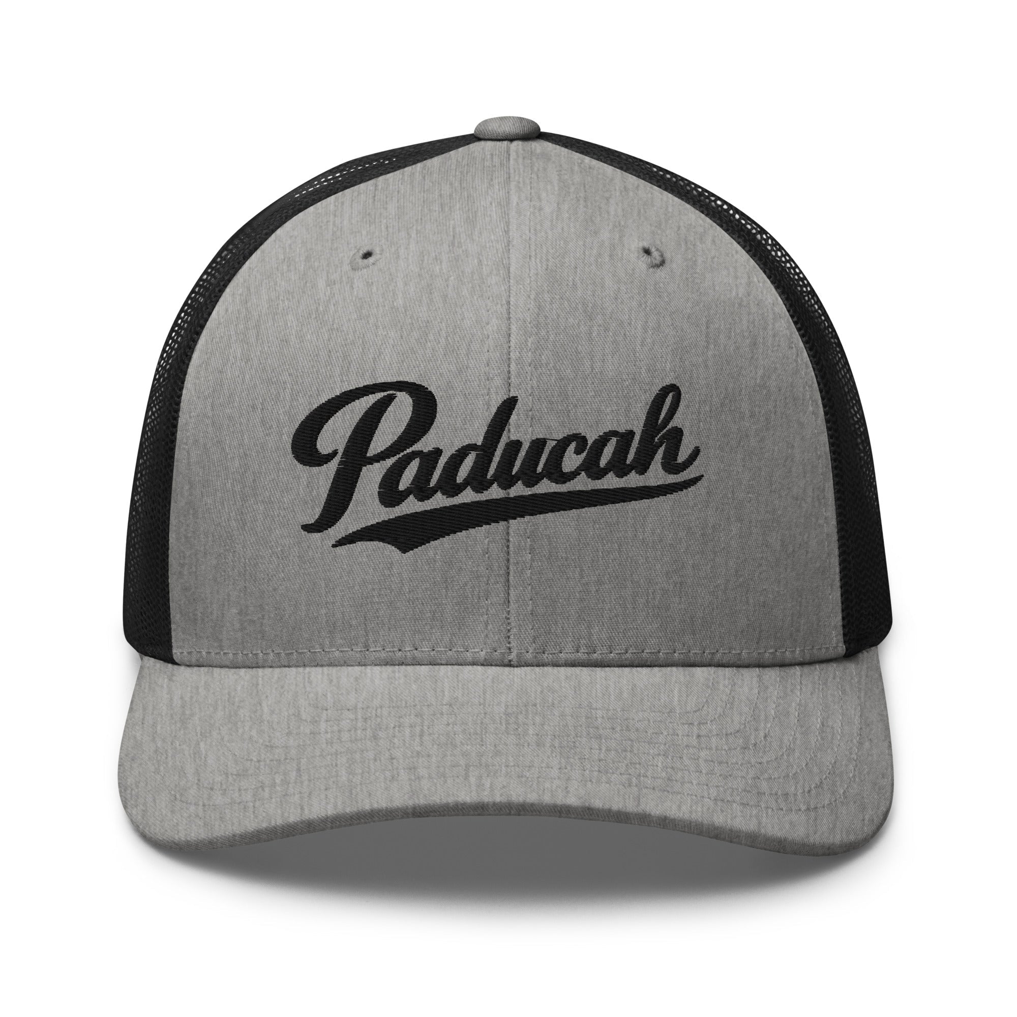 Paducah Vintage Script Trucker Hat – Kentucky Cities Series - Bluegrass Elite Apparel LLC
