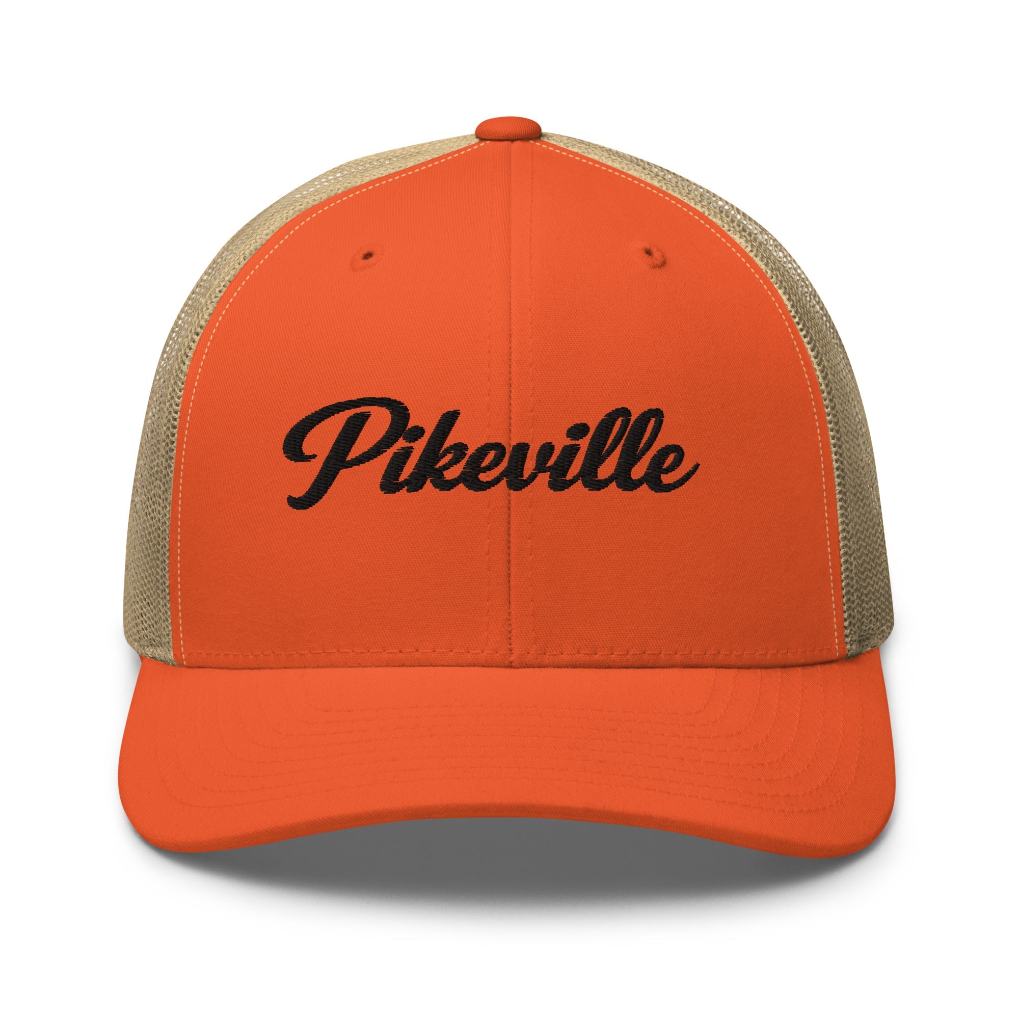Pikeville Script Trucker Cap – Kentucky City Series Classic Mesh Hat - Bluegrass Elite Apparel LLC