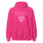 Pink Kentucky Script Softball Hoodie | Classic Pullover Sweatshirt - Bluegrass Elite Apparel LLC