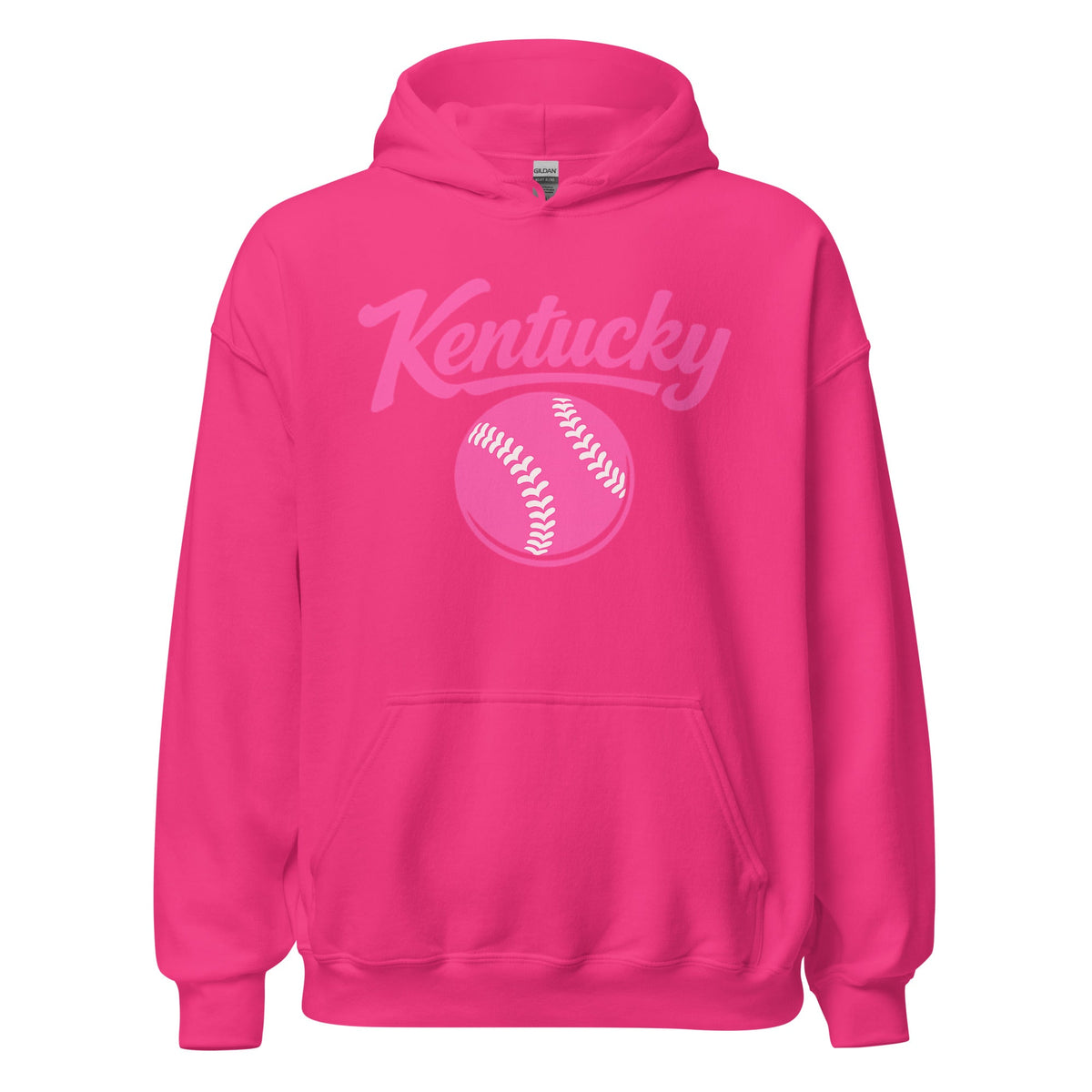 Pink Kentucky Script Softball Hoodie | Classic Pullover Sweatshirt - Bluegrass Elite Apparel LLC