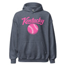 Pink Kentucky Script Softball Hoodie | Classic Pullover Sweatshirt - Bluegrass Elite Apparel LLC