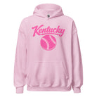 Pink Kentucky Script Softball Hoodie | Classic Pullover Sweatshirt - Bluegrass Elite Apparel LLC