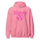 Pink Kentucky Script Softball Hoodie | Classic Pullover Sweatshirt - Bluegrass Elite Apparel LLC