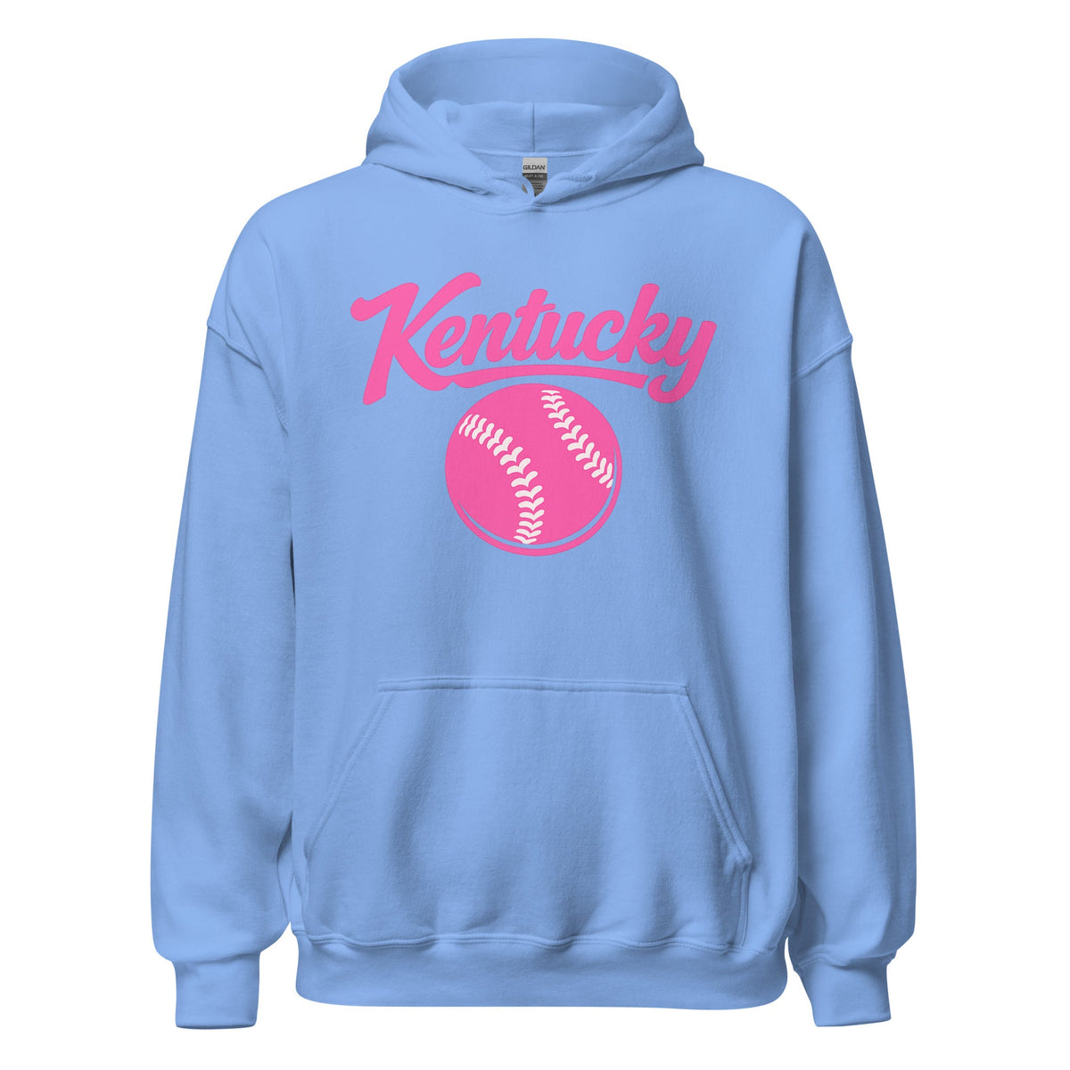 Pink Kentucky Script Softball Hoodie | Classic Pullover Sweatshirt - Bluegrass Elite Apparel LLC