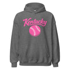 Pink Kentucky Script Softball Hoodie | Classic Pullover Sweatshirt - Bluegrass Elite Apparel LLC