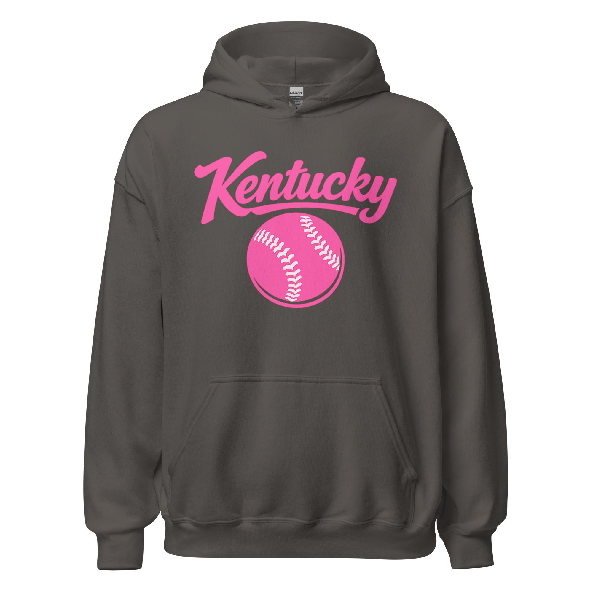 Pink Kentucky Script Softball Hoodie | Classic Pullover Sweatshirt - Bluegrass Elite Apparel LLC