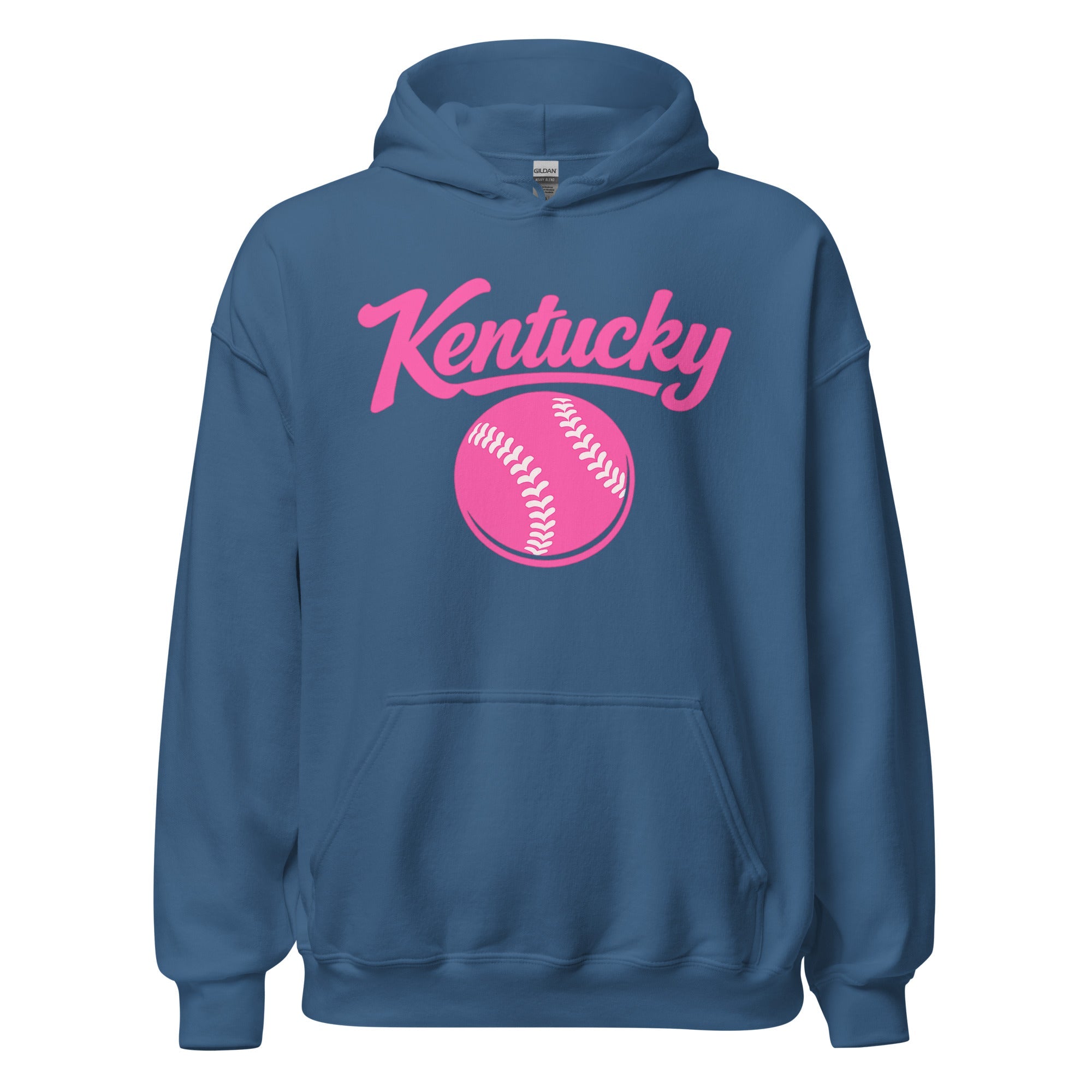 Pink Kentucky Script Softball Hoodie | Classic Pullover Sweatshirt - Bluegrass Elite Apparel LLC