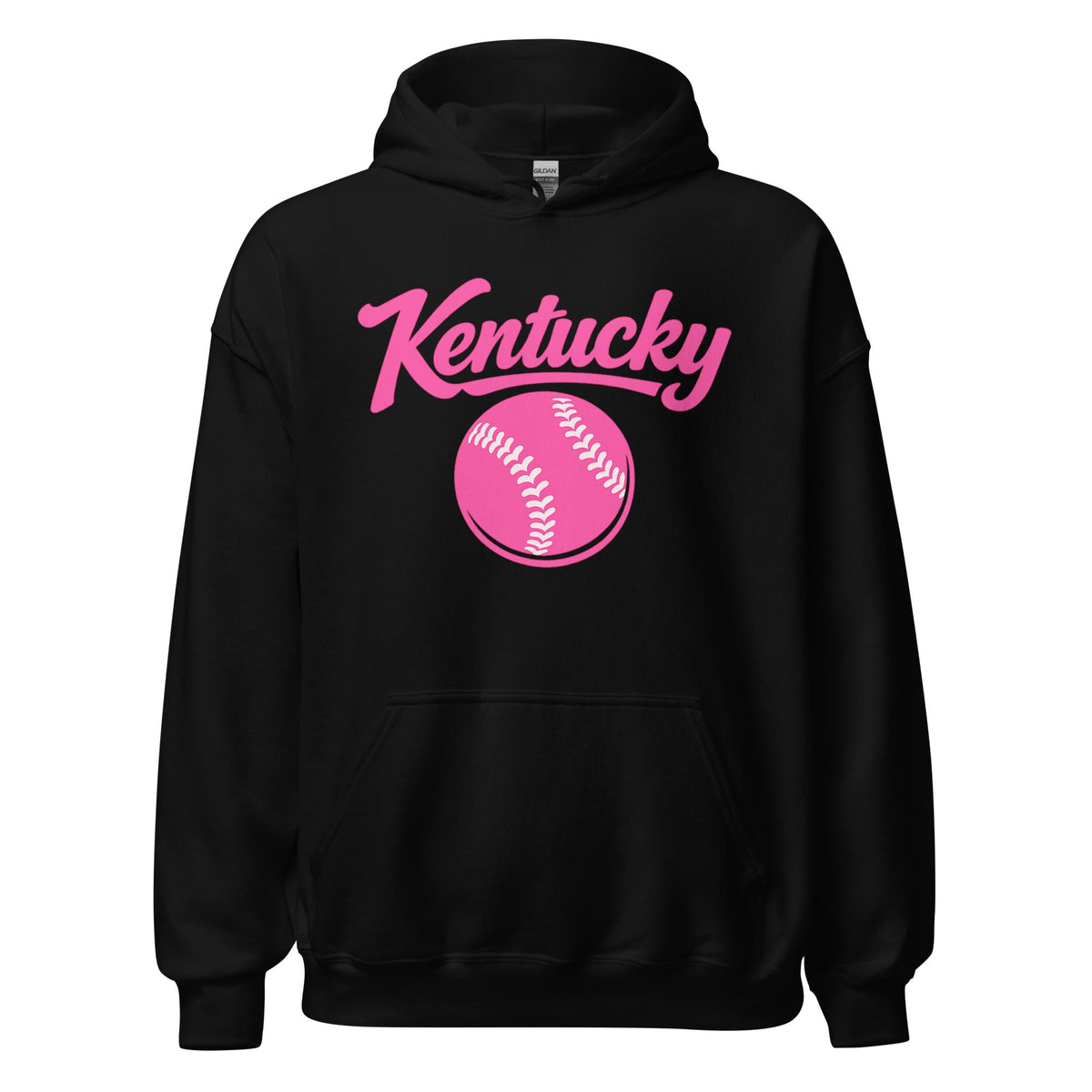 Pink Kentucky Script Softball Hoodie | Classic Pullover Sweatshirt - Bluegrass Elite Apparel LLC