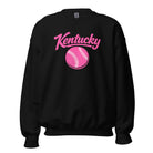 Pink Kentucky Script Softball Sweatshirt | Classic Crewneck - Bluegrass Elite Apparel LLC