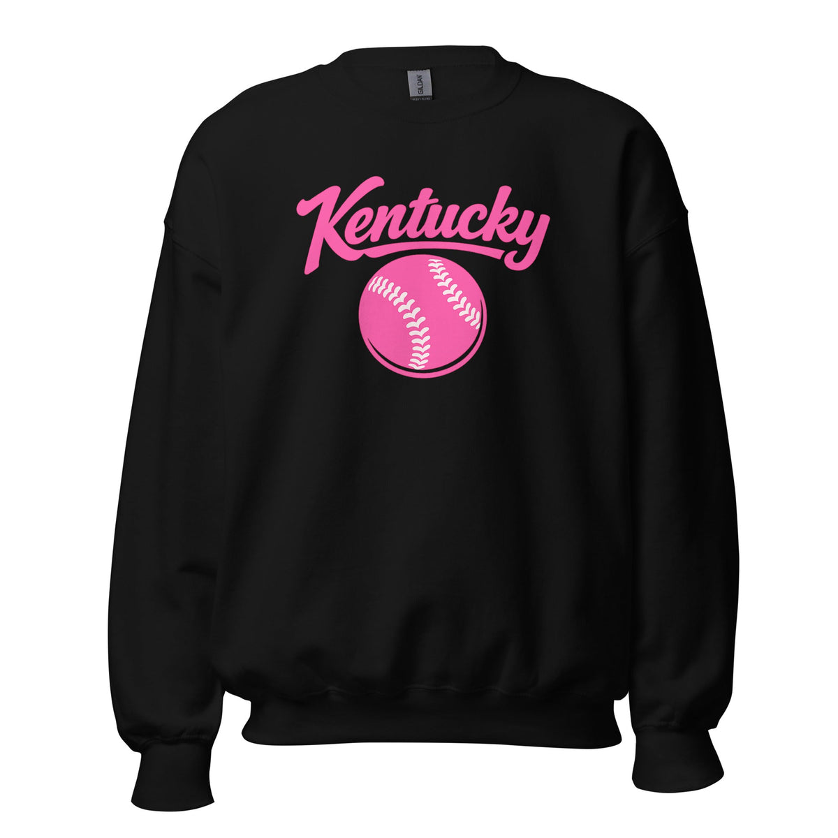 Pink Kentucky Script Softball Sweatshirt | Classic Crewneck - Bluegrass Elite Apparel LLC