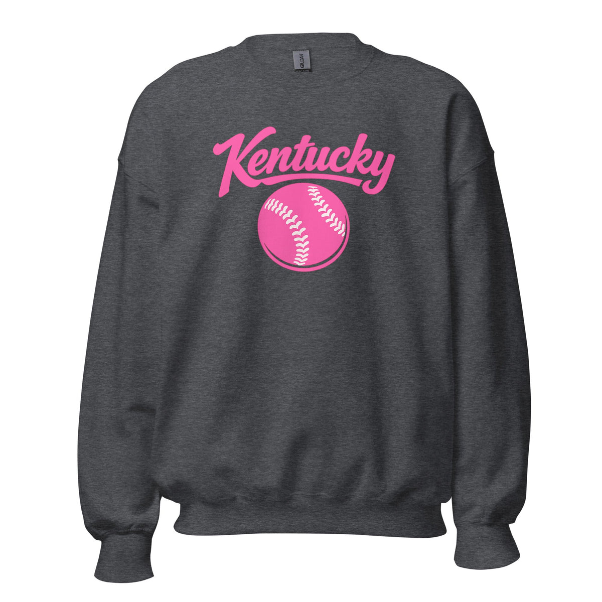 Pink Kentucky Script Softball Sweatshirt | Classic Crewneck - Bluegrass Elite Apparel LLC
