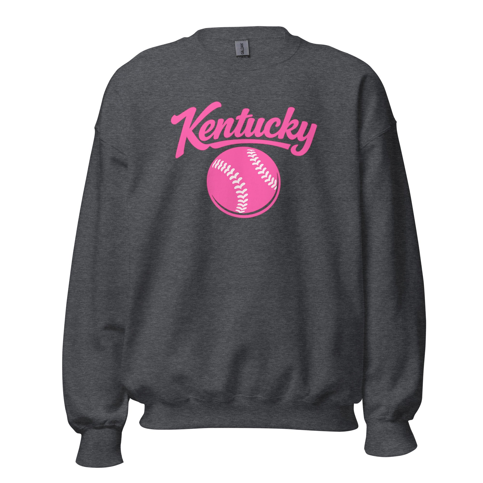 Pink Kentucky Script Softball Sweatshirt | Classic Crewneck - Bluegrass Elite Apparel LLC