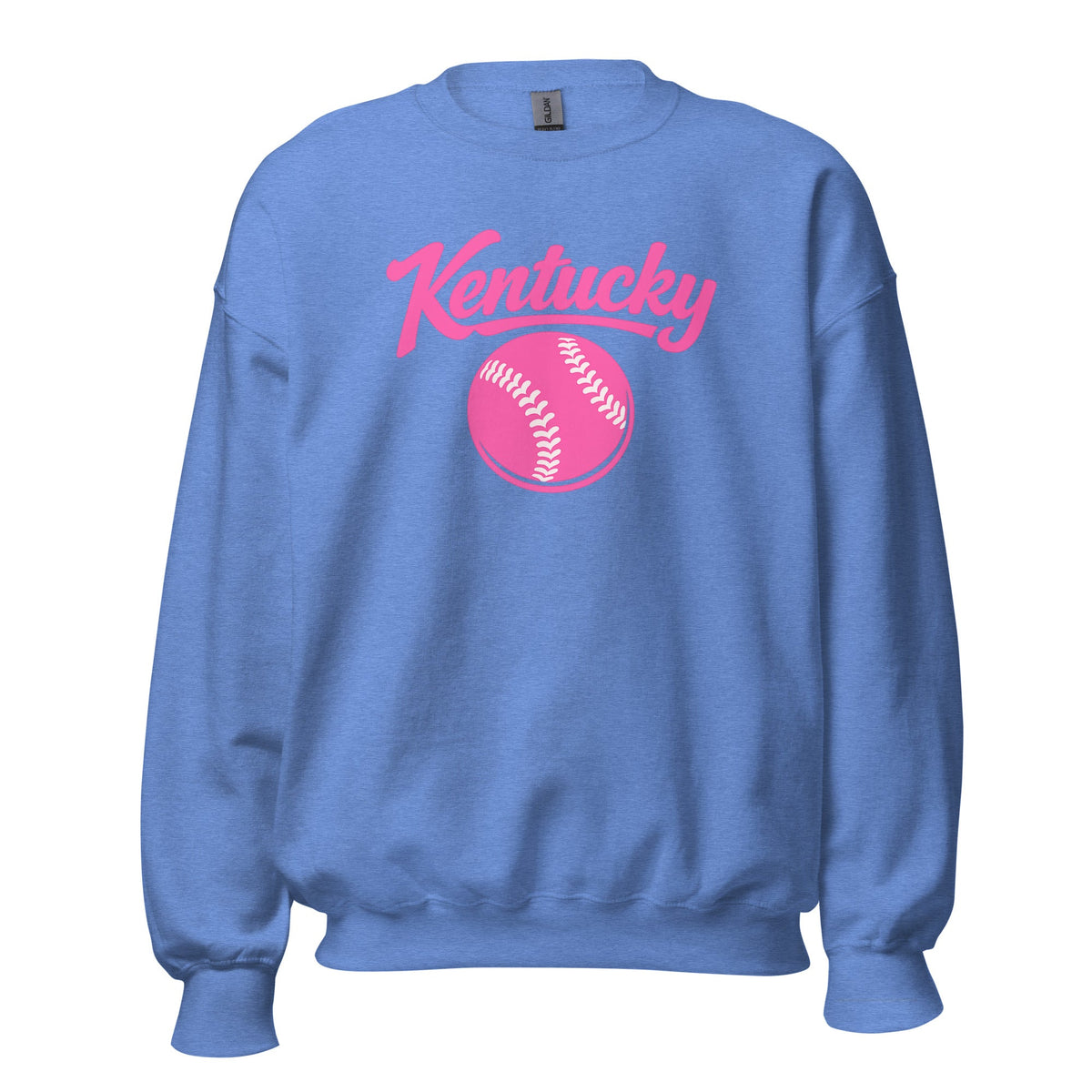 Pink Kentucky Script Softball Sweatshirt | Classic Crewneck - Bluegrass Elite Apparel LLC