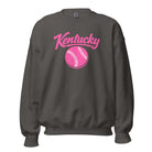 Pink Kentucky Script Softball Sweatshirt | Classic Crewneck - Bluegrass Elite Apparel LLC