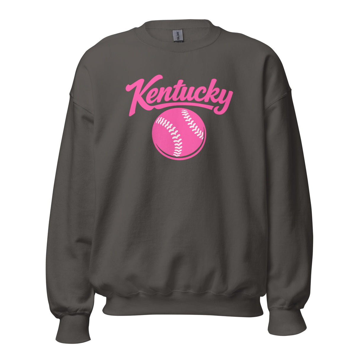 Pink Kentucky Script Softball Sweatshirt | Classic Crewneck - Bluegrass Elite Apparel LLC