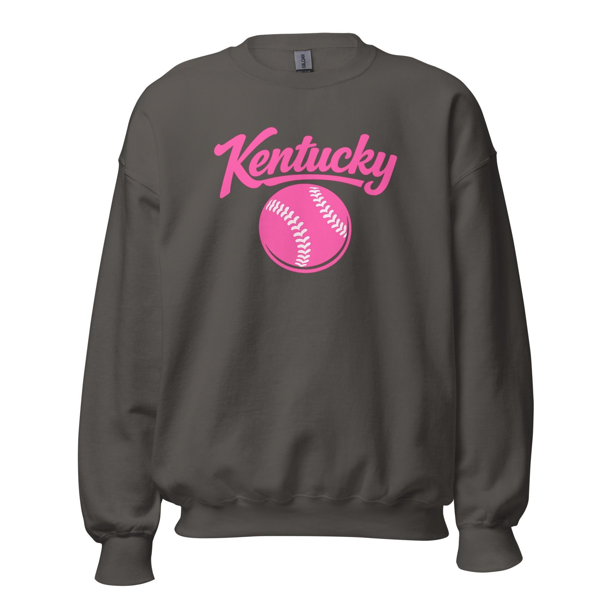 Pink Kentucky Script Softball Sweatshirt | Classic Crewneck - Bluegrass Elite Apparel LLC