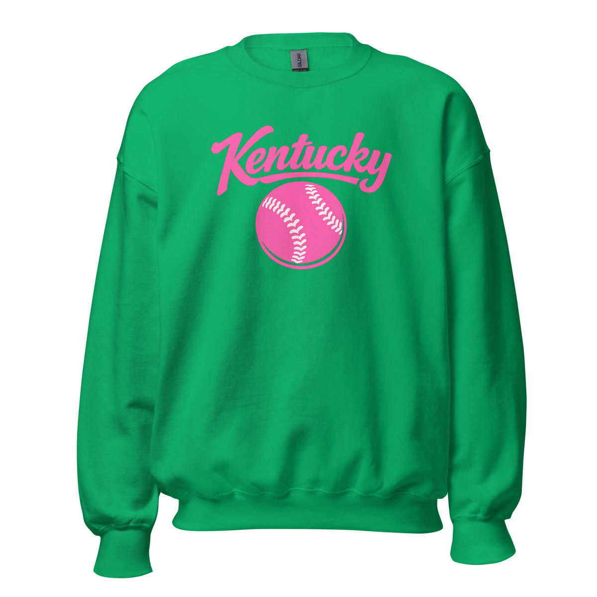 Pink Kentucky Script Softball Sweatshirt | Classic Crewneck - Bluegrass Elite Apparel LLC