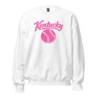 Pink Kentucky Script Softball Sweatshirt | Classic Crewneck - Bluegrass Elite Apparel LLC